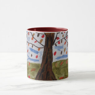 Caneca Árvore de outono