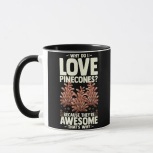 Caneca Árvore de Pinheiro Engraçada Planta Floresta Monta