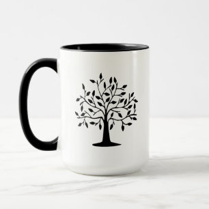 Caneca Árvore de vida - Mug com cor interna - Árvore de v