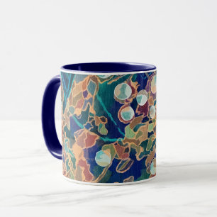 Caneca Árvore de Vidro Colorido