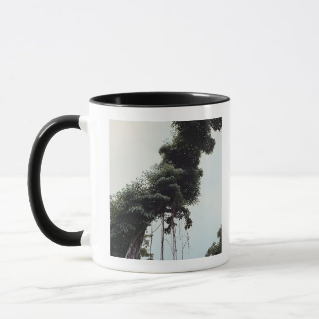 Caneca Árvore e videiras elevadas na selva (Esquerda)