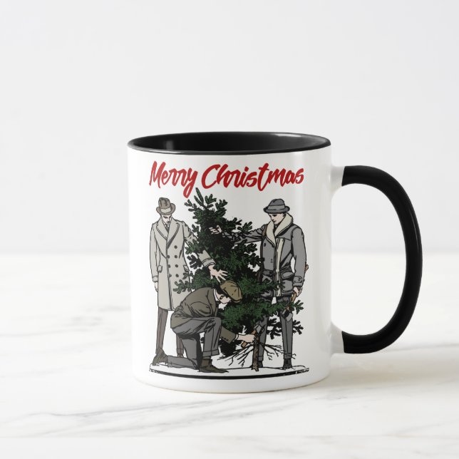 Caneca Árvore Feliz de Natal (Direita)