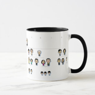 Caneca Árvore genealógica do TR larga