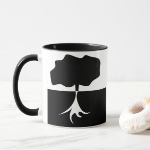 Caneca Árvore Preta e Branca