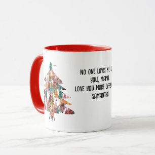 Caneca Árvores de Cores Retro-Minimalistas Personalizadas