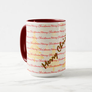 Caneca Árvores de Natal de Luxo Festivas