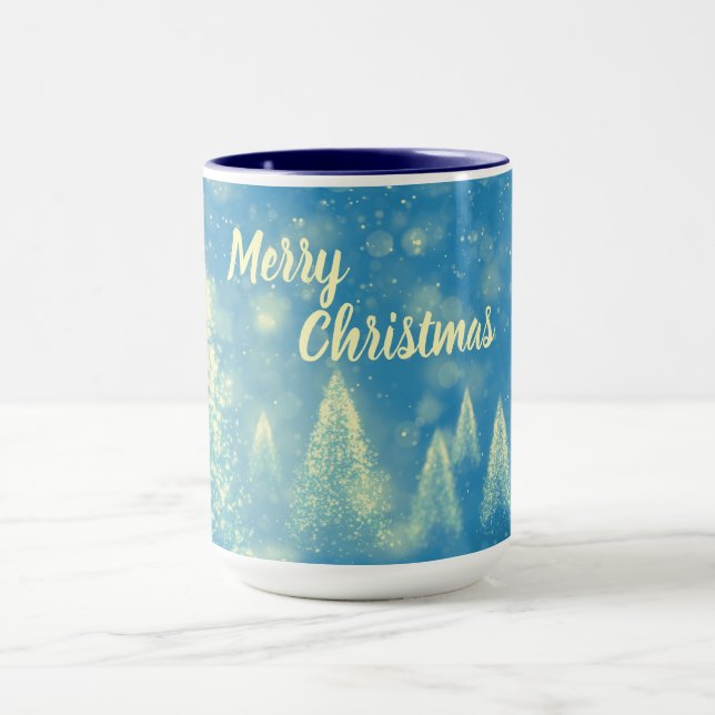 Caneca Árvores de Natal Mágicas Feliz Natal (Centro)