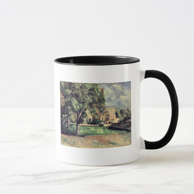 Caneca Árvores de Paul Cezanne | em um parque, Jas de (Direita)