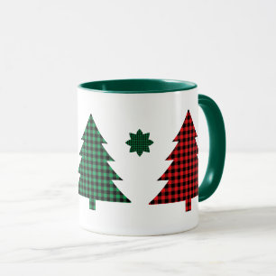Caneca Árvores de Xadrez de Búfalo