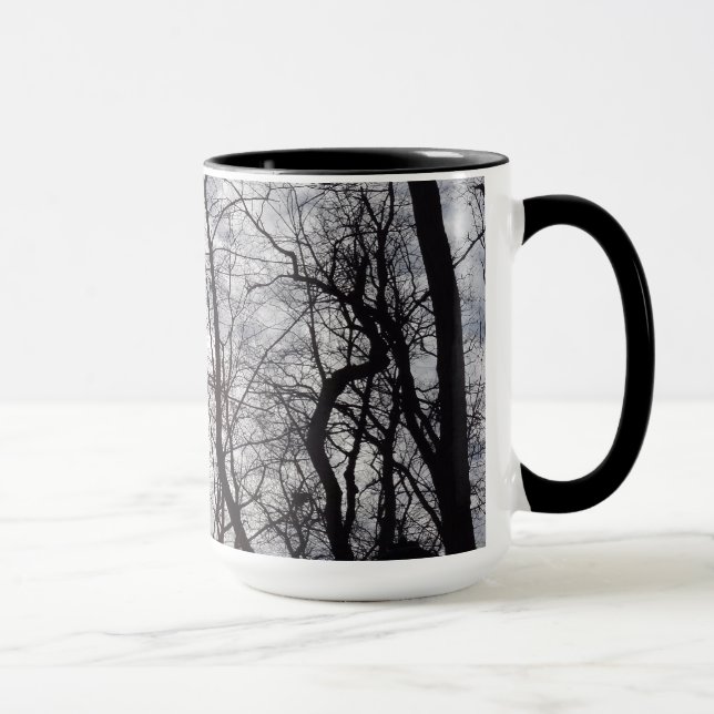 Caneca Árvores do Central Park no inverno (Direita)