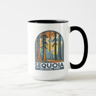Caneca Árvores gigantes de sequóia do Parque Nacional Seq