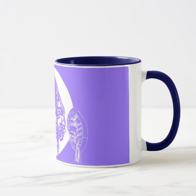 Caneca Árvores Roxas e Lâmpadas (Direita)