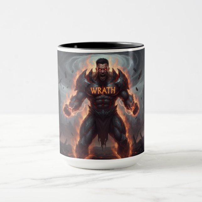 Caneca As 7 Virtudes Satânicas: Ira (Centro)