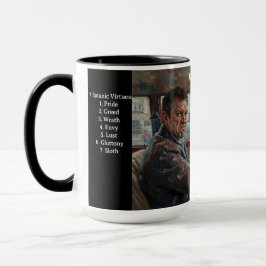 Caneca As 7 Virtudes Satânicas: Ira 