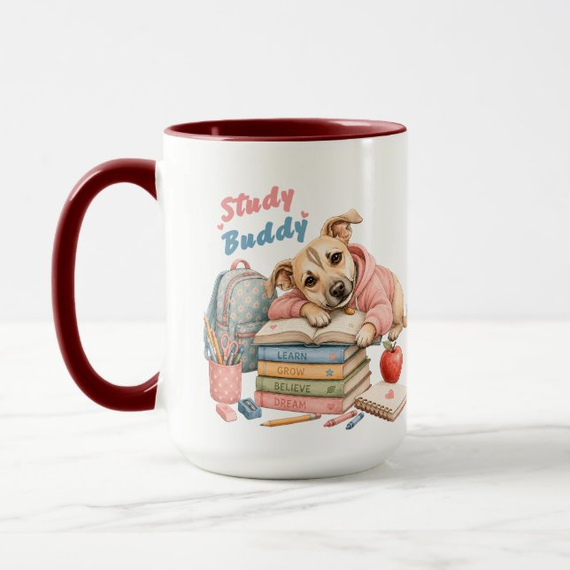 Caneca As Aventuras de Lina na Escola (Esquerda)