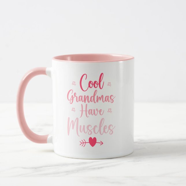 Caneca As Avós Legais Têm Músculos  (Esquerda)
