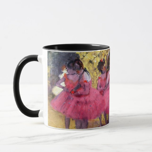 Caneca As Bailarinas Cor-de-Rosa, Antes do Ballet por Edg (Esquerda)
