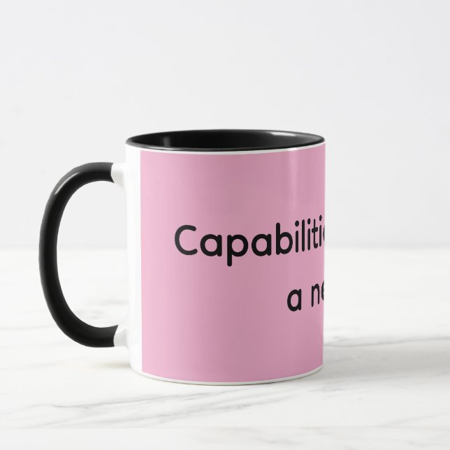 Caneca As capacidades representam uma nova era (Esquerda)