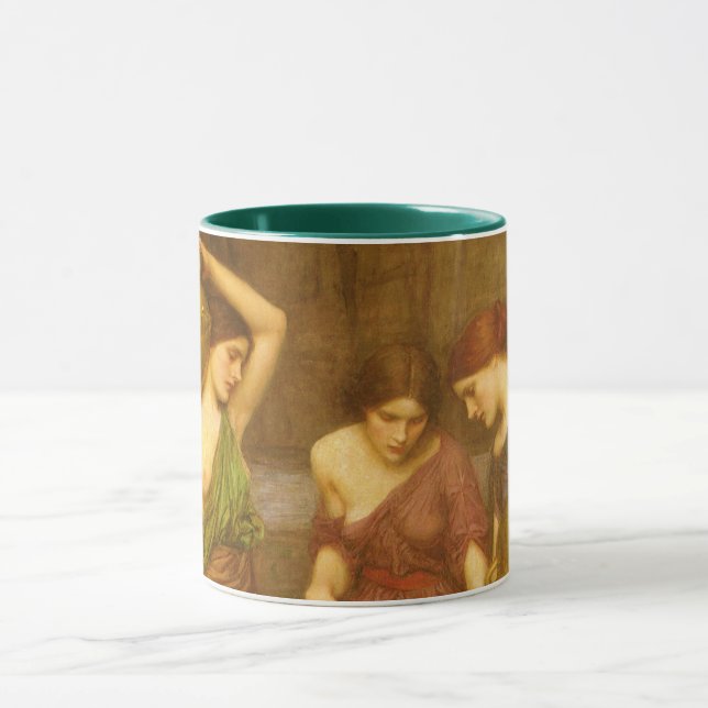 Caneca As Danaides por John William Waterhouse (Centro)