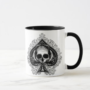 Caneca Ás de espada do crânio
