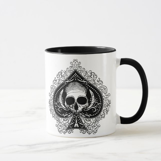 Caneca Ás de espada do crânio (Direita)