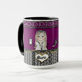 Caneca As DEUSAS ORDENAM - DOIS NAMORADAS - a