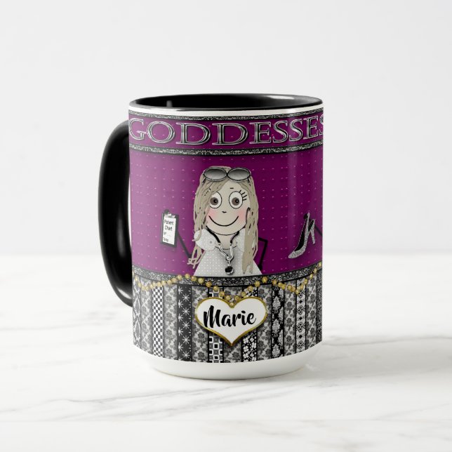 Caneca As DEUSAS ORDENAM - DOIS NAMORADAS - a (Frente Esquerda)