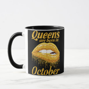 Caneca As Filas Estão Nasceres Em Outubro