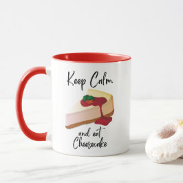 Caneca As Garotas Ouros Ficam Calmas e Comem Cheesecake
