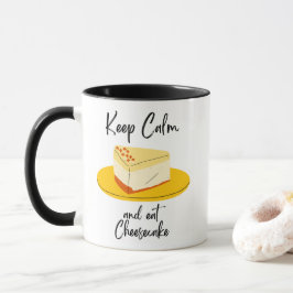 Caneca As Garotas Ouros Ficam Calmas e Comem Cheesecake