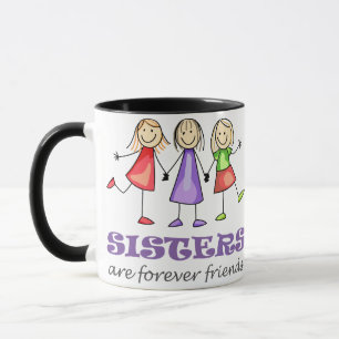 Caneca As irmãs são Forever