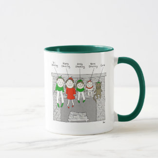 Caneca As meias foram penduradas pela chaminé com