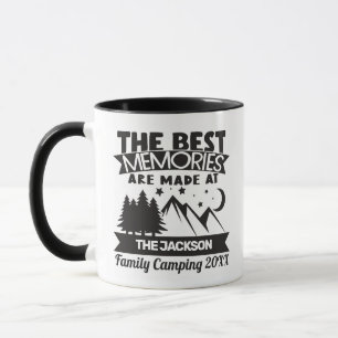 Caneca As melhores lembranças são feitas no acampamento