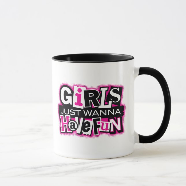 Caneca As meninas têm o divertimento (Direita)