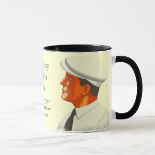 Caneca As pessoas dizem que eu sou vão - retro engraçad