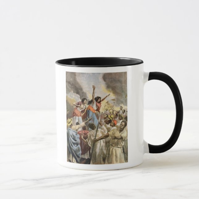 Caneca As princesas reais Preaching a Guerra Santa (Direita)