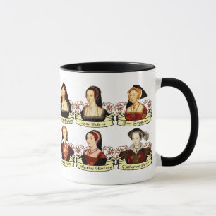 Caneca As seis esposas do clássico de Henry VIII