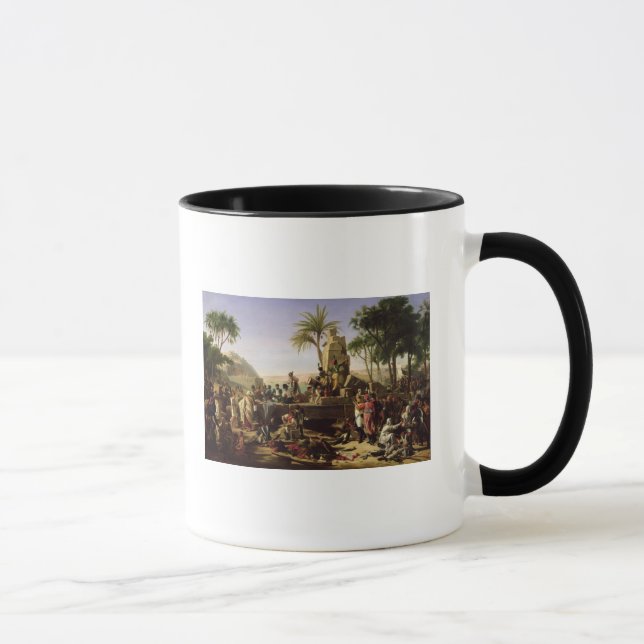Caneca As tropas pararam nos bancos do Nile (Direita)