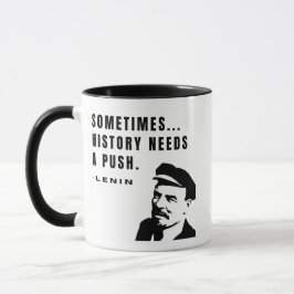 Caneca Às vezes...a história precisa de um empurrão