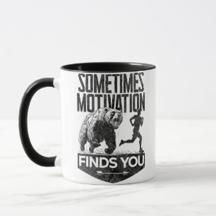 Caneca Às Vezes, A Motivação Encontra-Te Engraçada A Exec