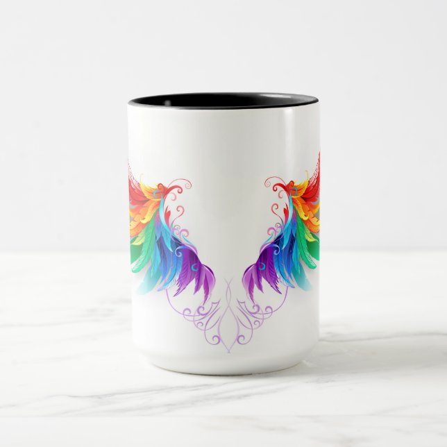 Caneca Asas Fluffy Rainbow (Centro)