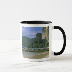 Caneca Ásia, Tailândia, Krabi. Praia de West Railay,