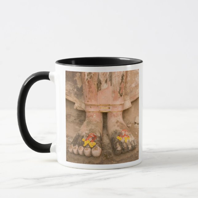 Caneca Ásia Tailândia, Sukhothai, pés de Buda e (Esquerda)