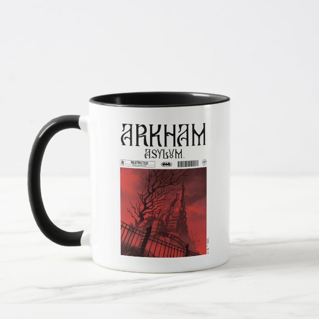 Caneca Asilo de Arkham: Restrito (Esquerda)