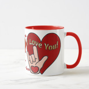 Caneca ASL Love (Personalizado)