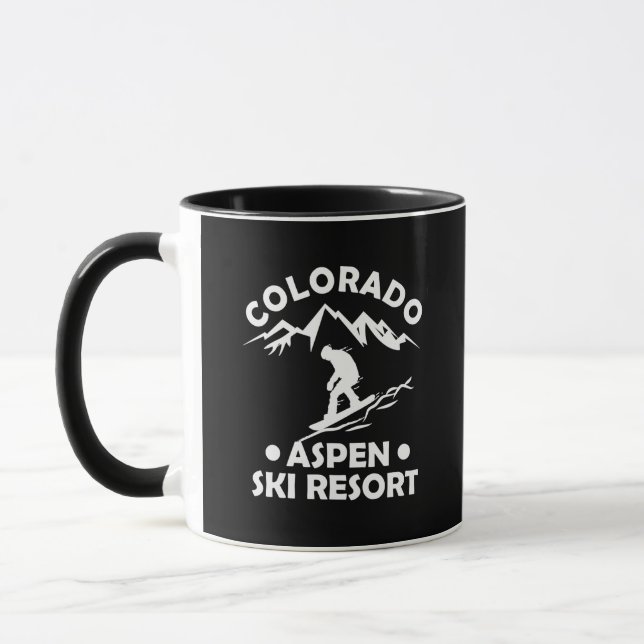 Caneca Aspen Colorado - estância de esqui (Esquerda)