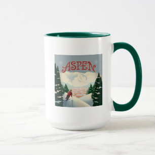 Caneca Aspen Skier   Colorado