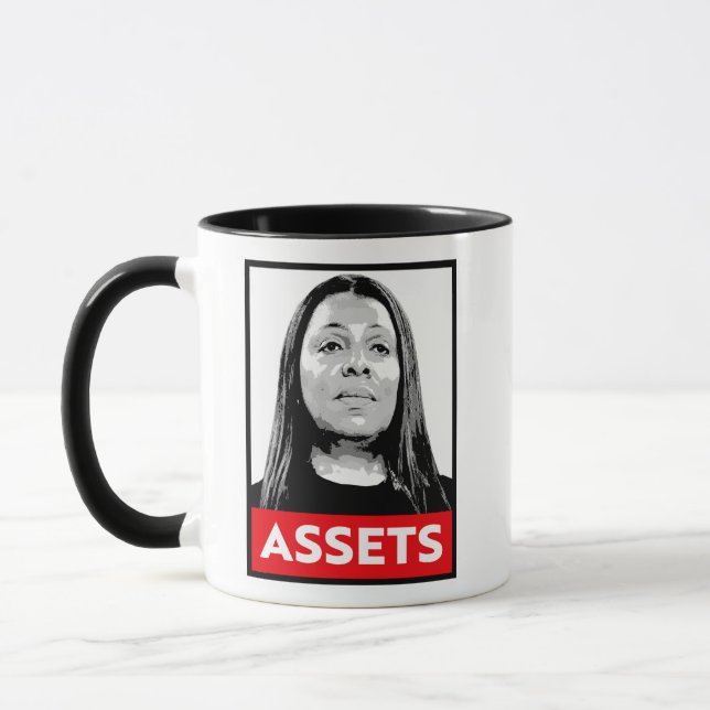 Caneca ASSETS: Letitia James (Esquerda)