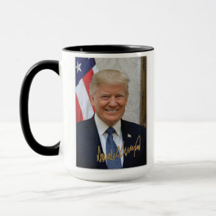 CANECA ASSINADO PELO PRESIDENTE TRUMP