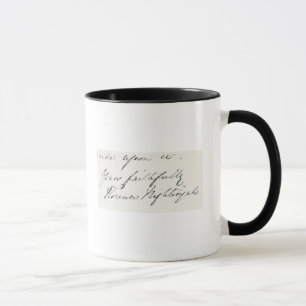 Caneca Assinatura de Florence Nightingale